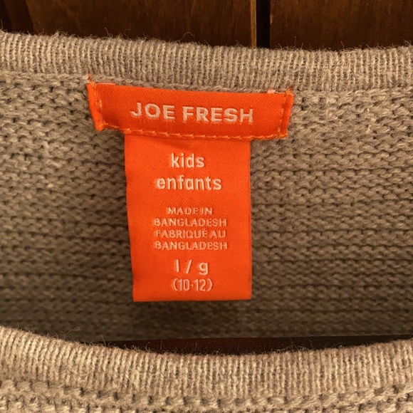 Knit Pull-Over in light grey LIKE NEW from Joe Fresh - Picture 2 of 3